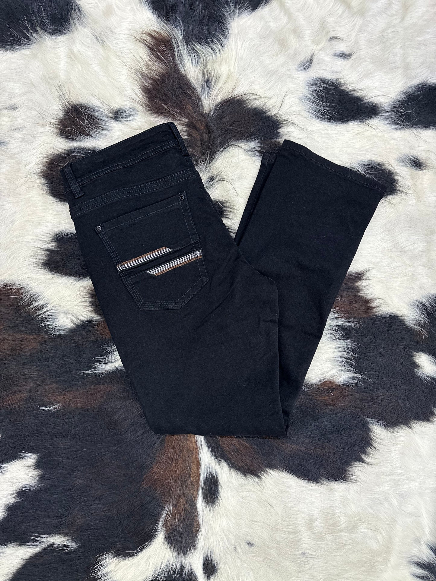 Men’s Solid Black Jean