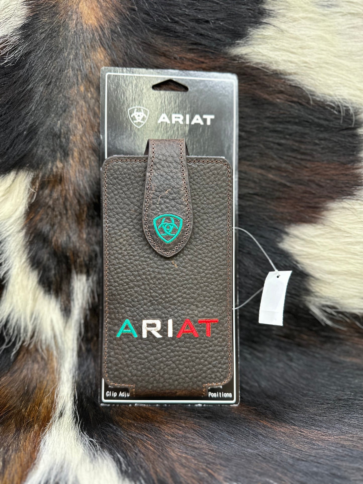 Ariat Brown Leather Phone Holder