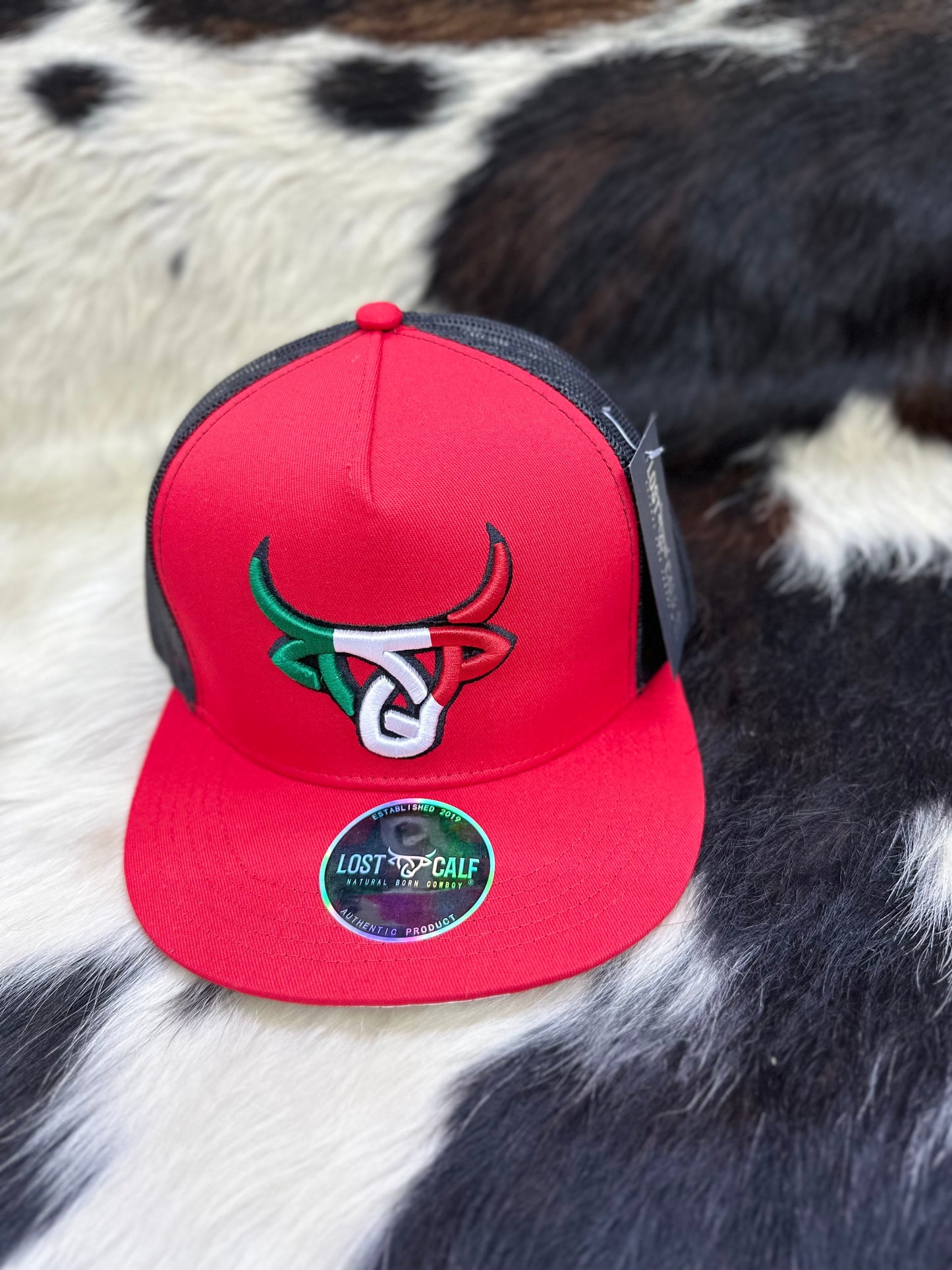 Lost Calf Bull Cap Red