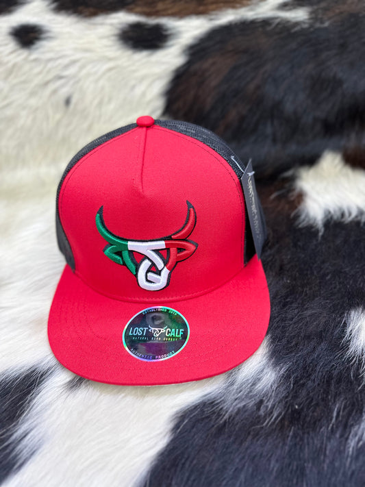 Lost Calf Bull Cap Red