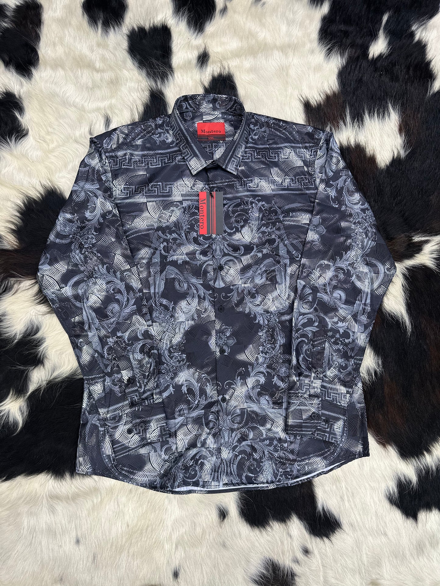 Montero Button Up Shirt Black/Grey