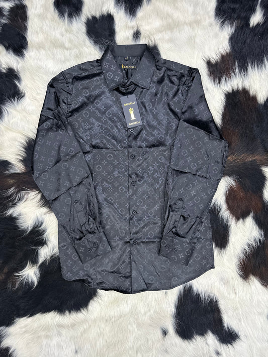 Baldelli Button Up Shirt Black