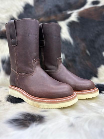 Men’s Solid Brown Work Boot