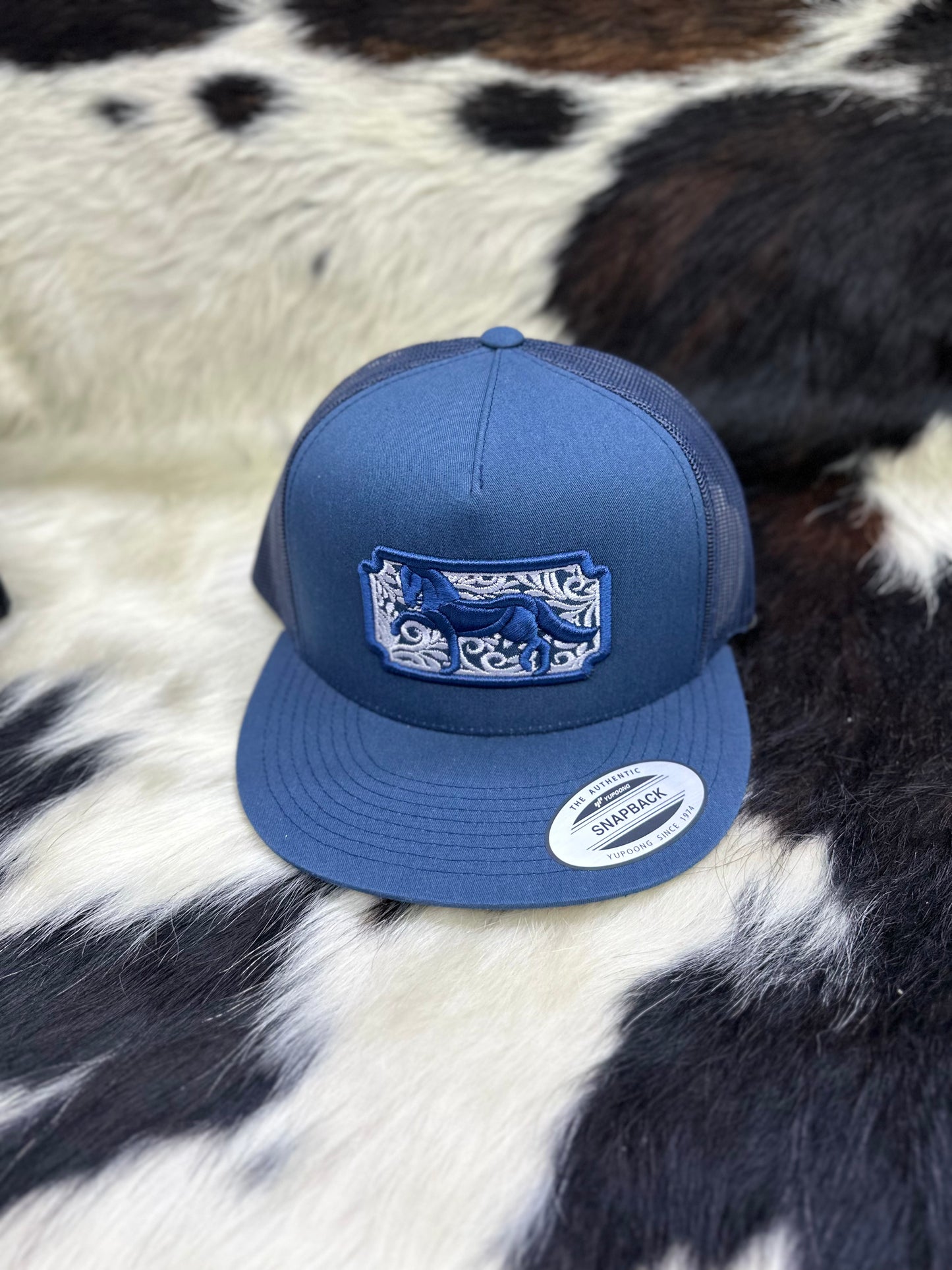 Horse Blue Cap